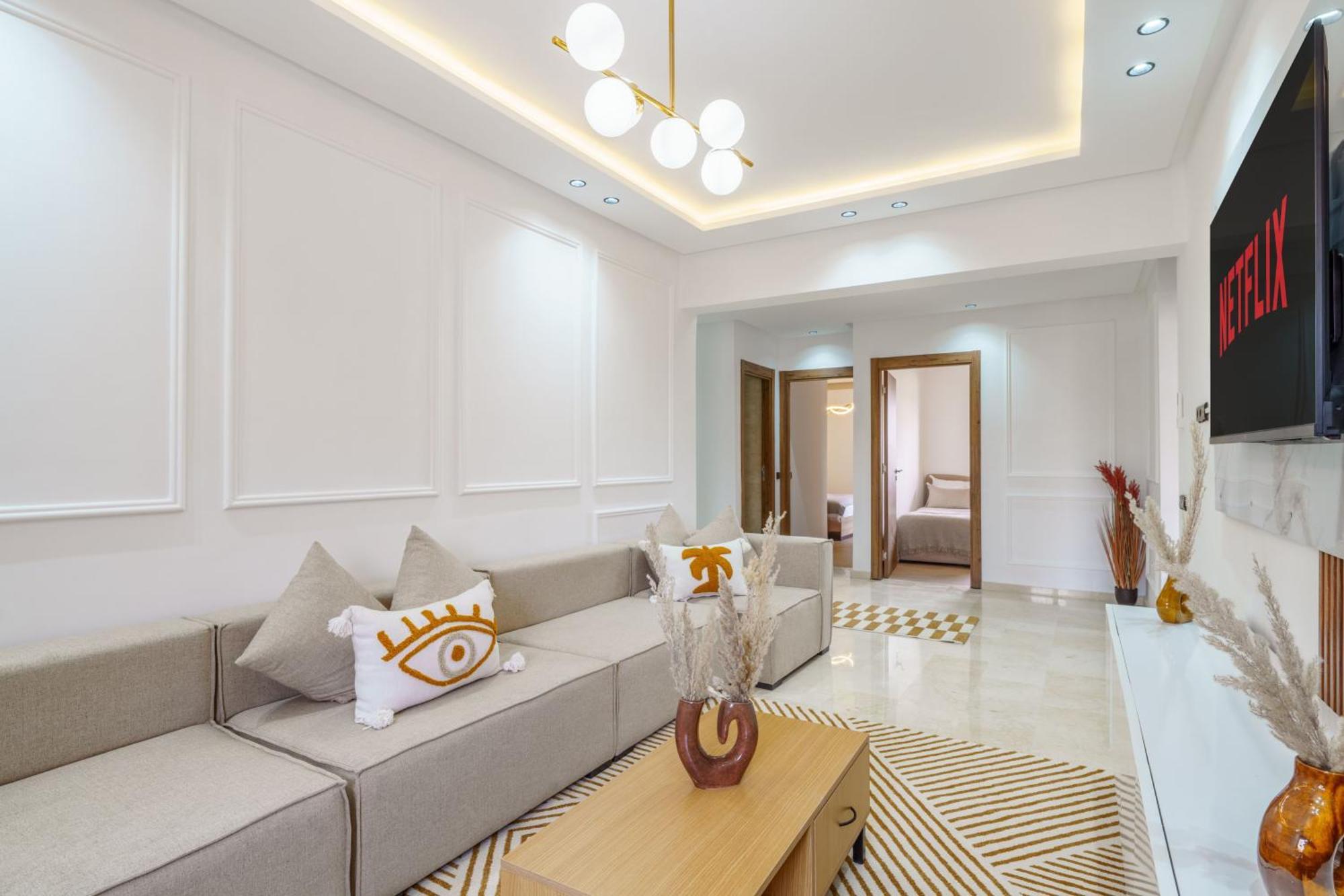 Elegant And Cozy 3 Bedrooms In Hivernage Apartamento Marraquexe